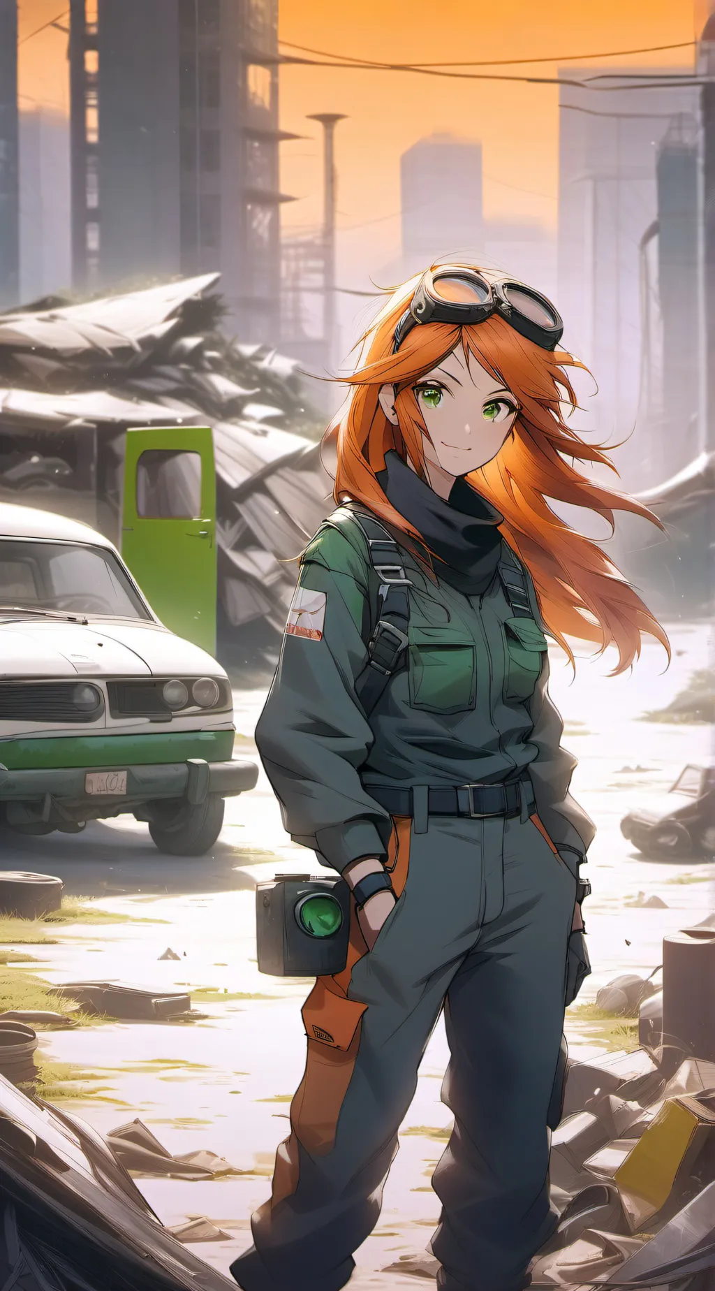 ai character: Rusty background