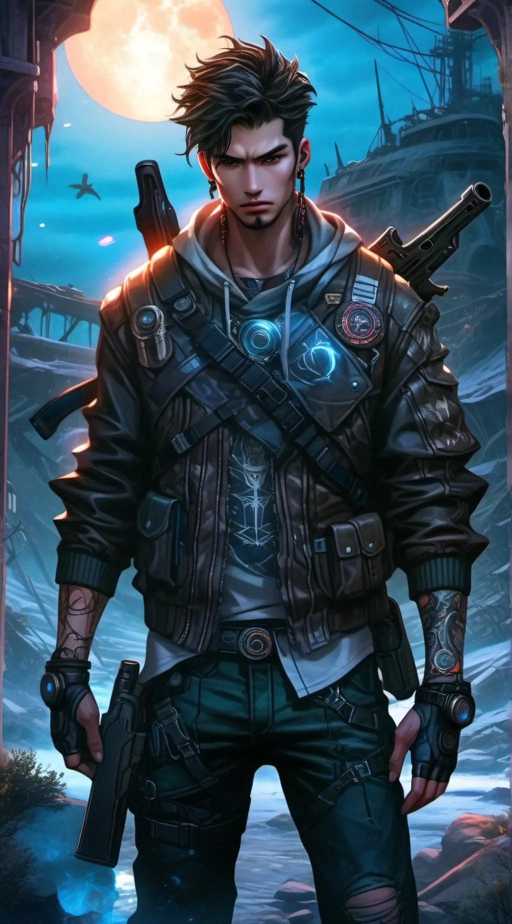 ai character: Kai background
