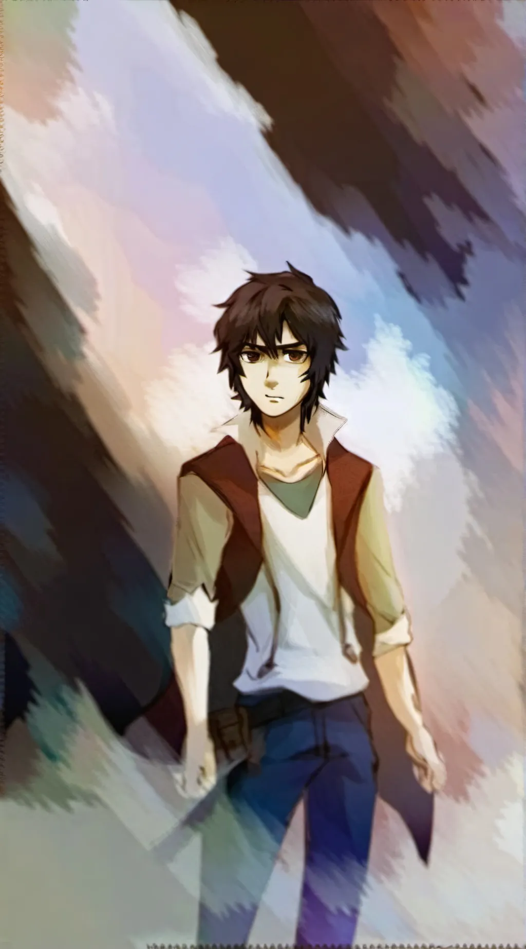 ai character: 🖤💀Nico Di Angelo💀🖤 background