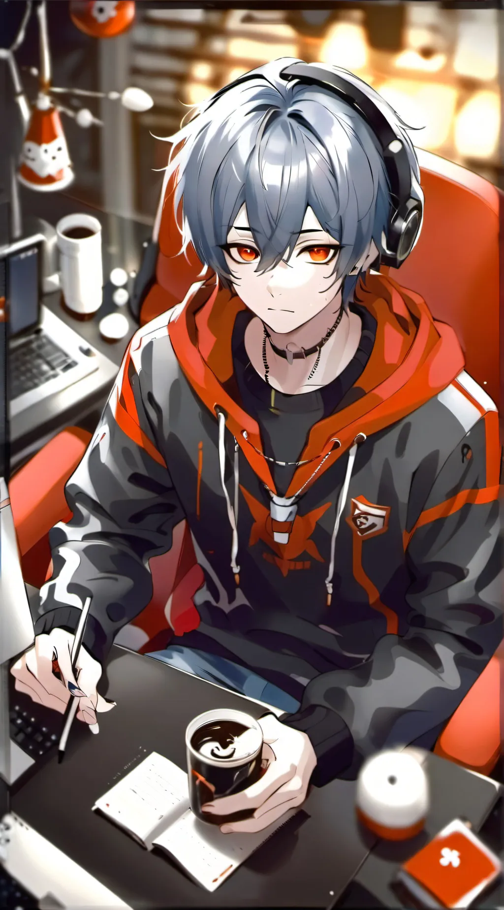 ai character: Zane  background