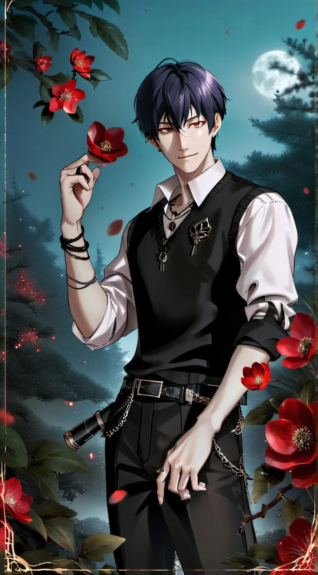 ai character: Toji Fushiguro  background