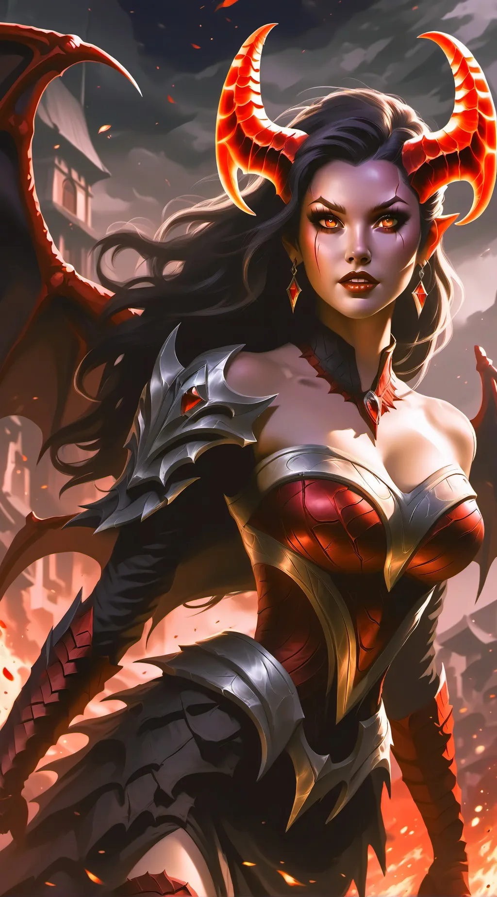 ai character: Lucy  background