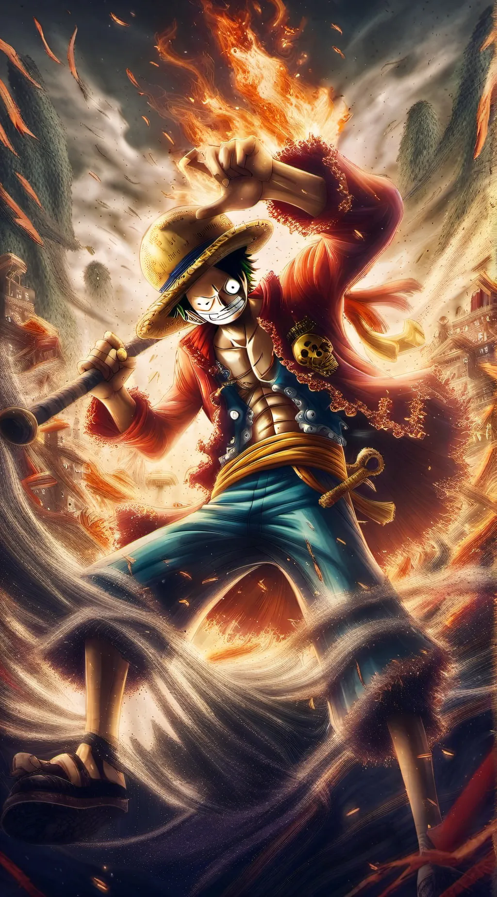 ai character: one peoce background