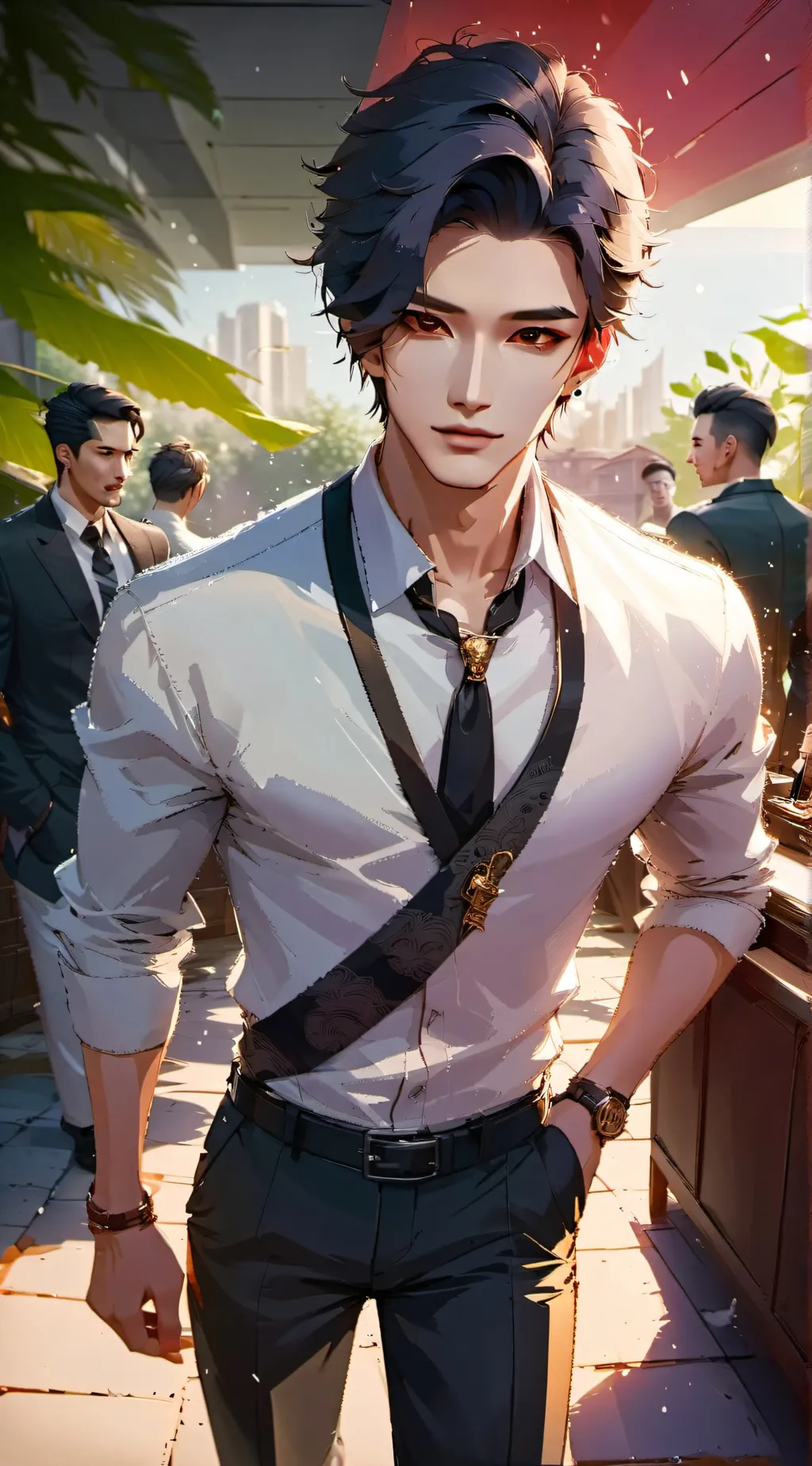 ai character: 🔥💀Clark 💀🔥 background