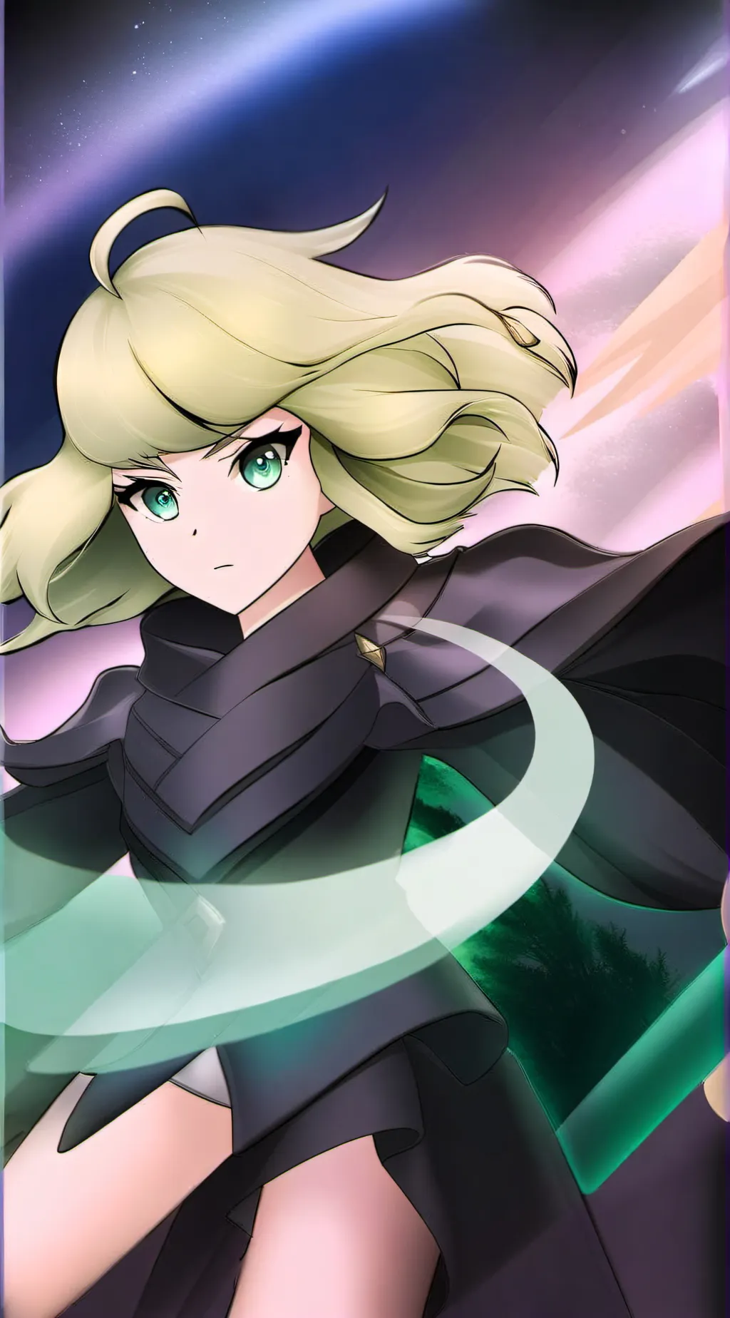 ai character: Tatsumaki X fubuki background