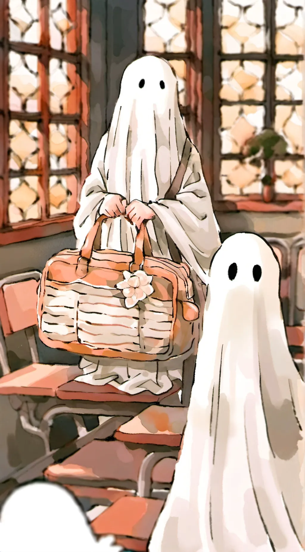 ai character: MHA GHOST 👻  background