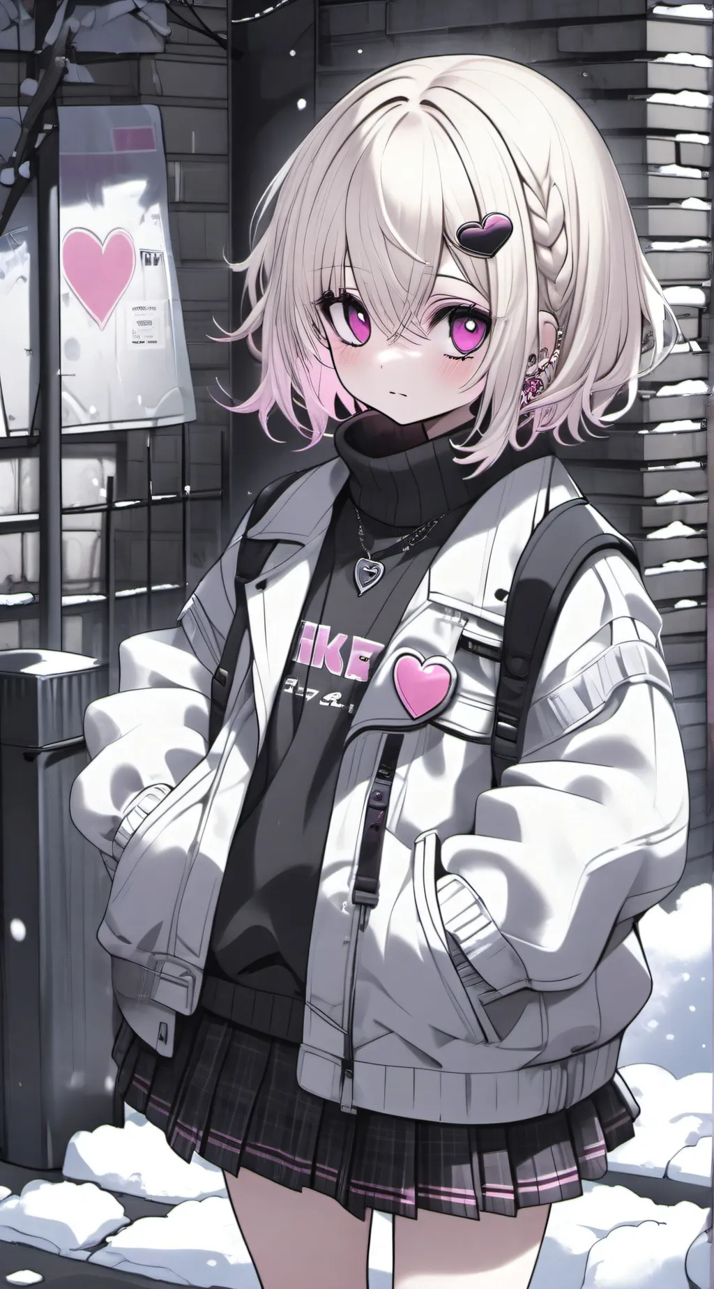 ai character: Moon background