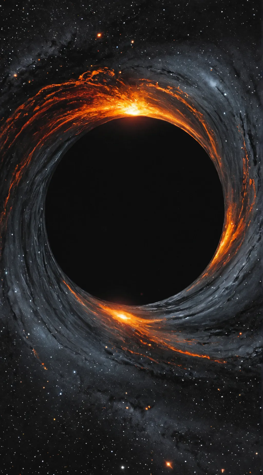 ai character: Black hole background