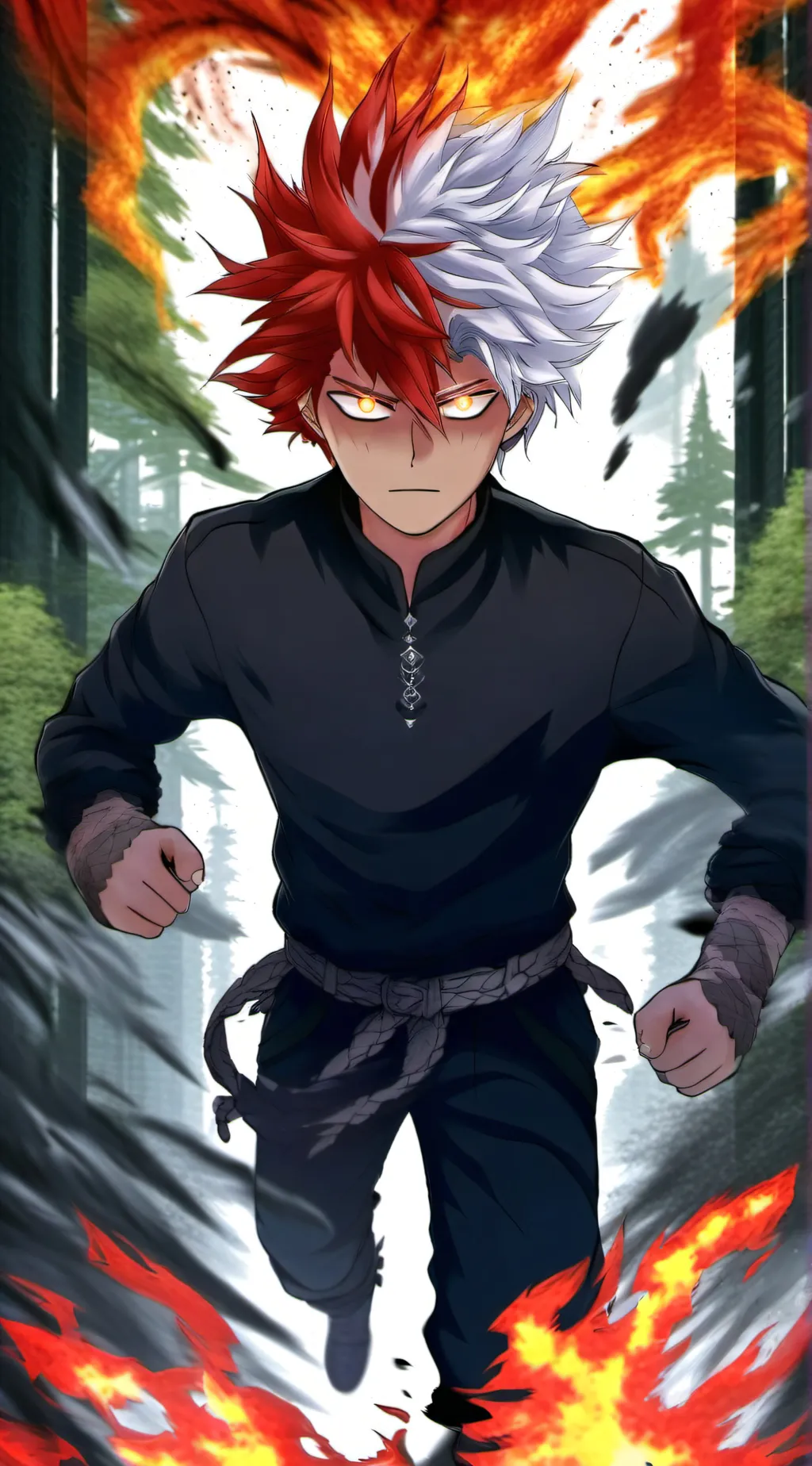ai character: Todoroki family  background