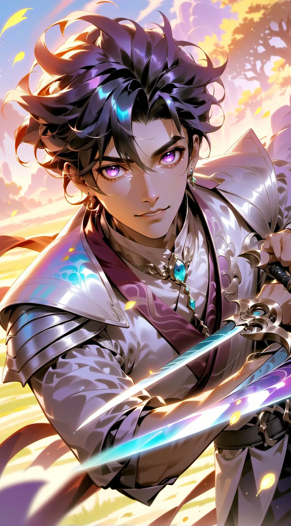 ai character: Oliver  background