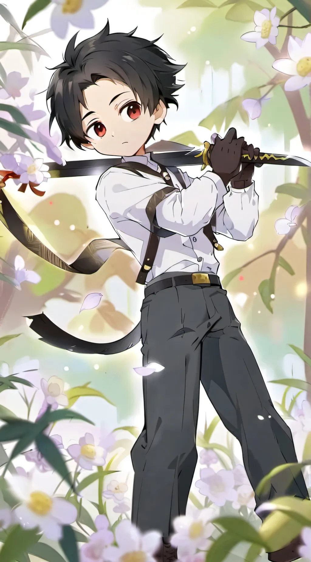 ai character: KID YUTA background