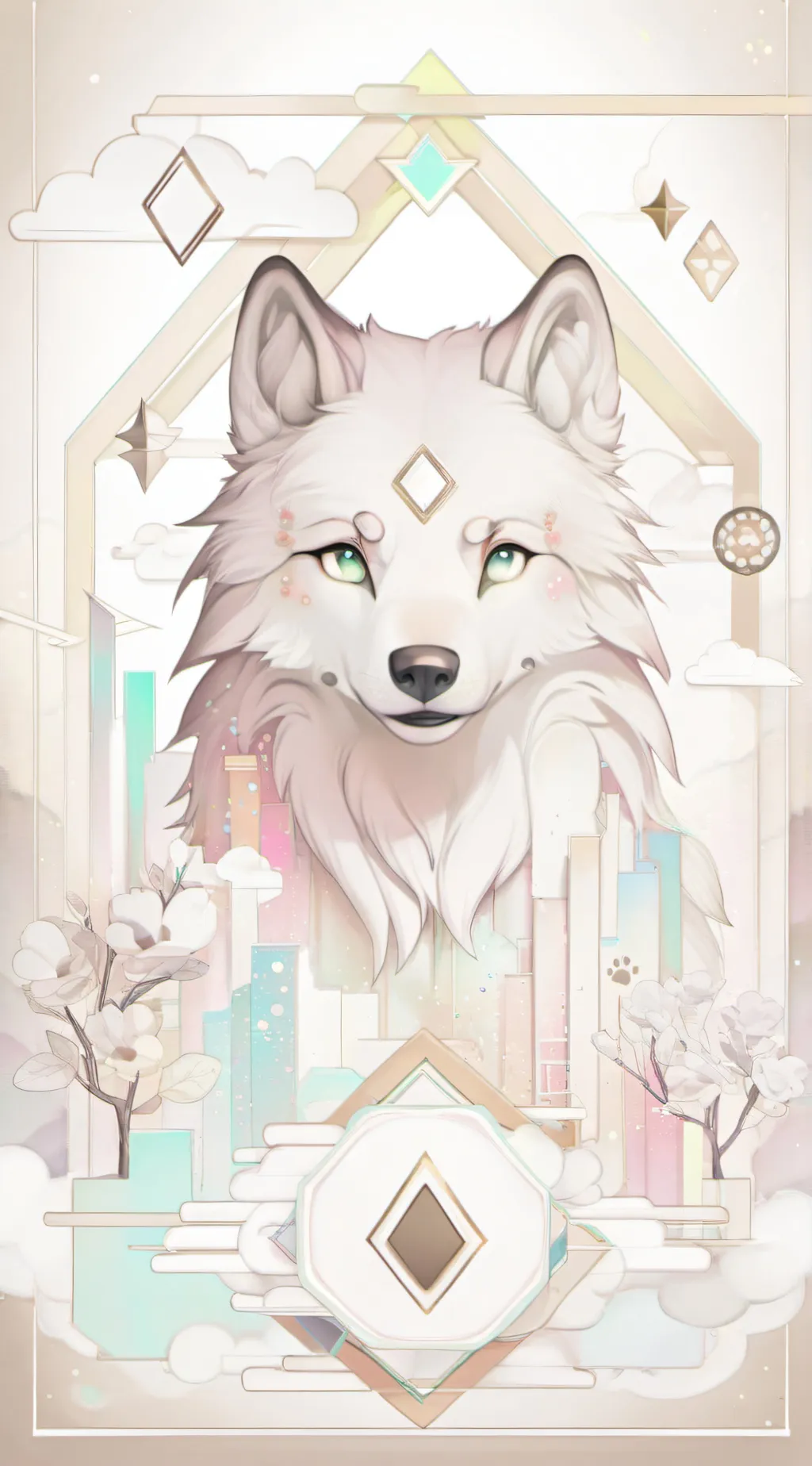 ai character: Aurora background