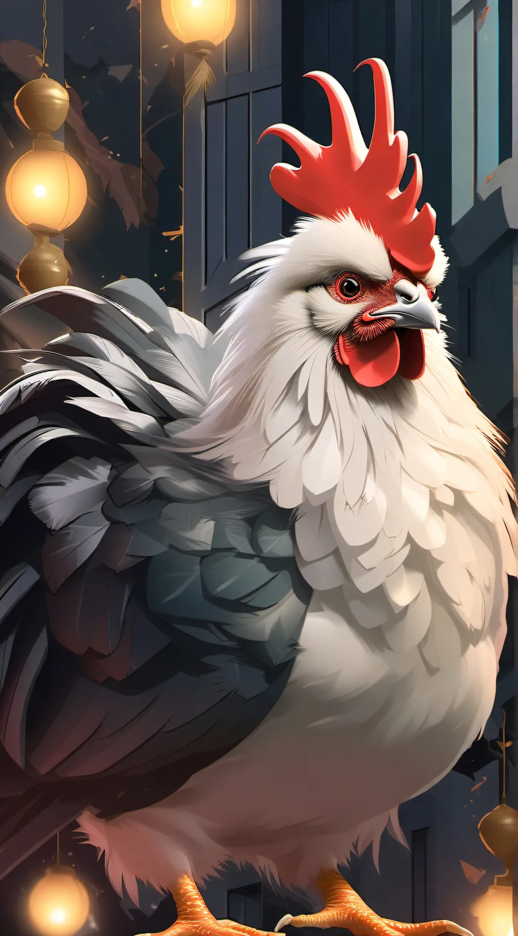 ai character: Rooster Rick background