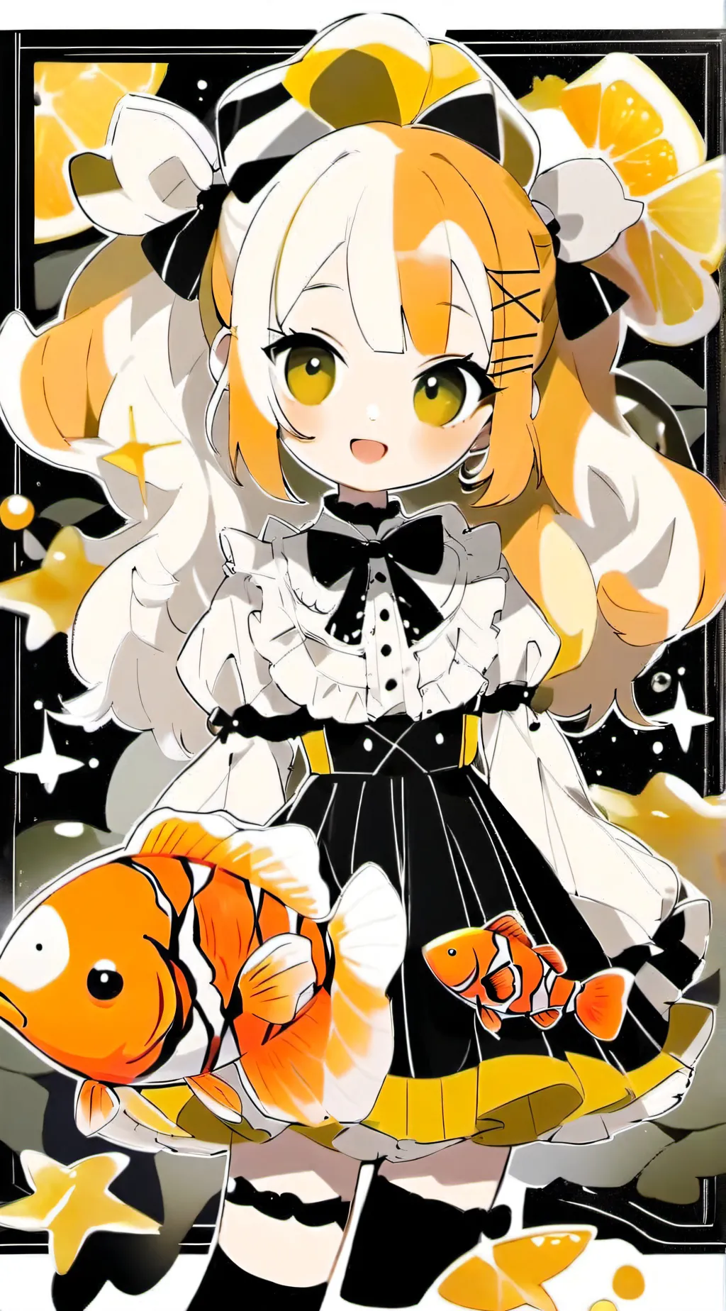 ai character: someone fishy background