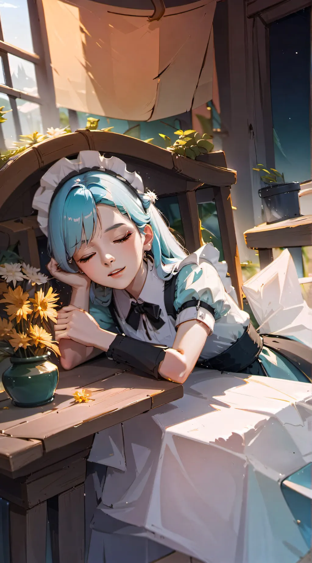 ai character: claire background