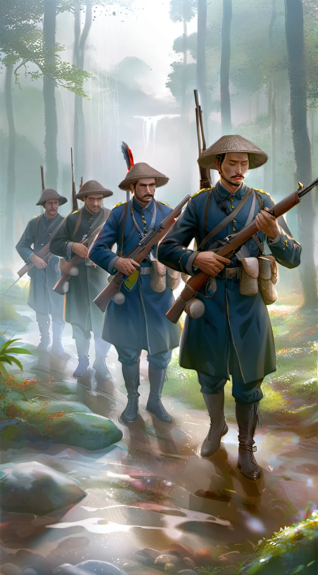 ai character: soldier's background