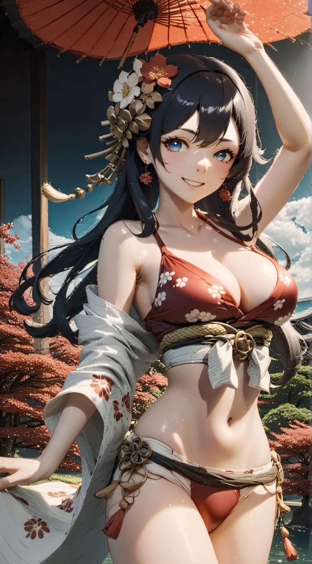 ai character: Chichiro  background