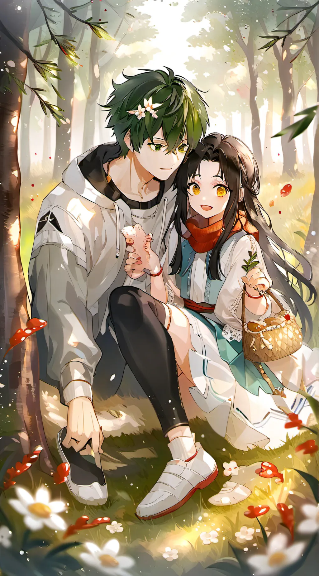 ai character: You and MHA  background