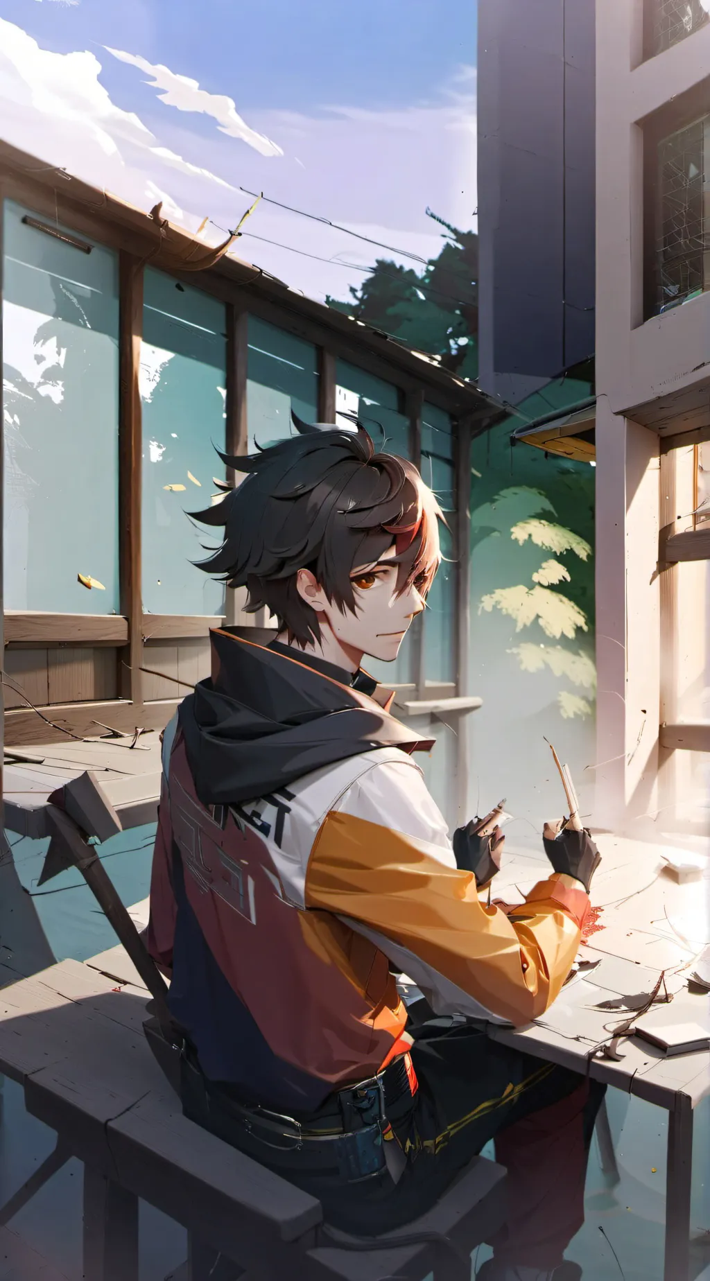ai character: yuji background