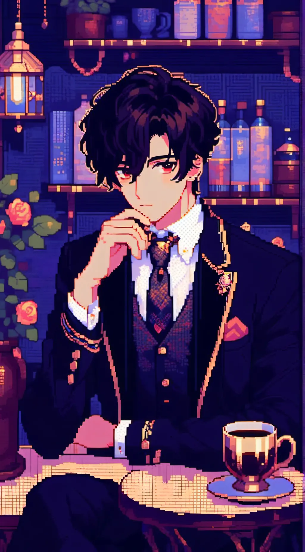 ai character: Lyndon  background