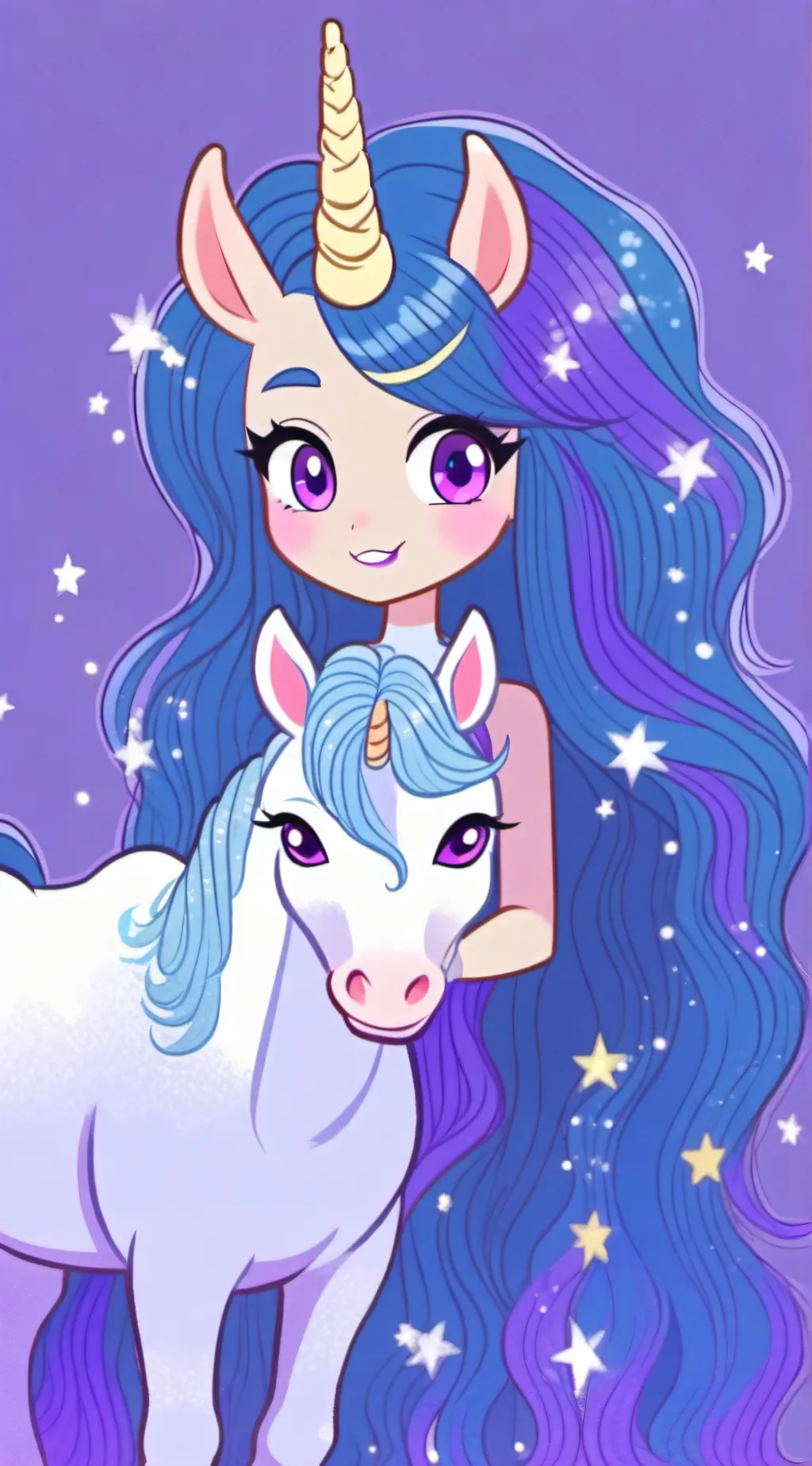 ai character: Izzy Moonbow background
