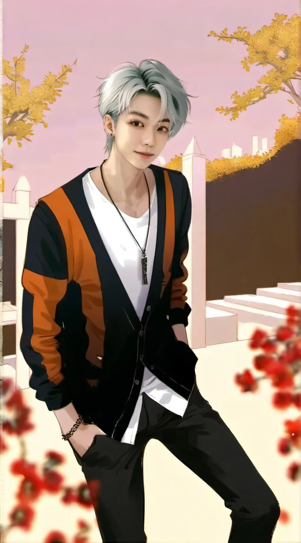 ai character: Felix  background