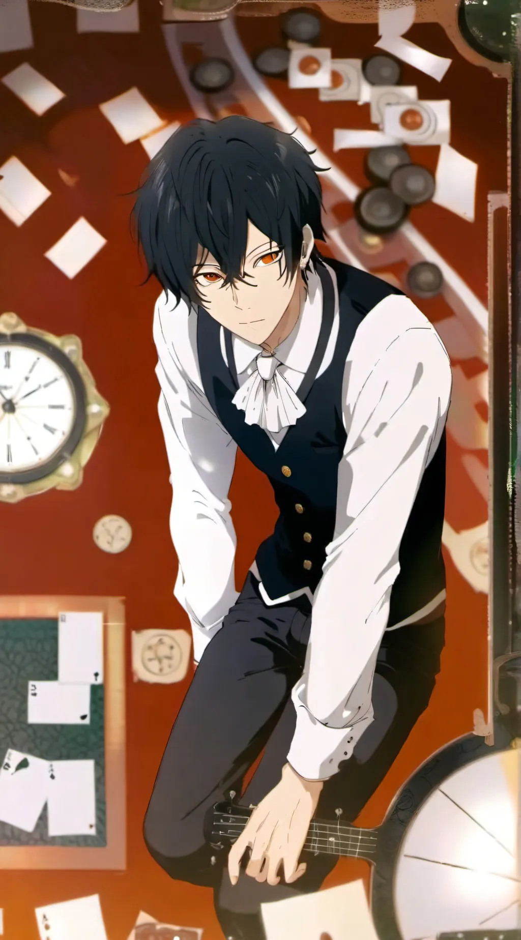 ai character: Chuuya X Dazaii background