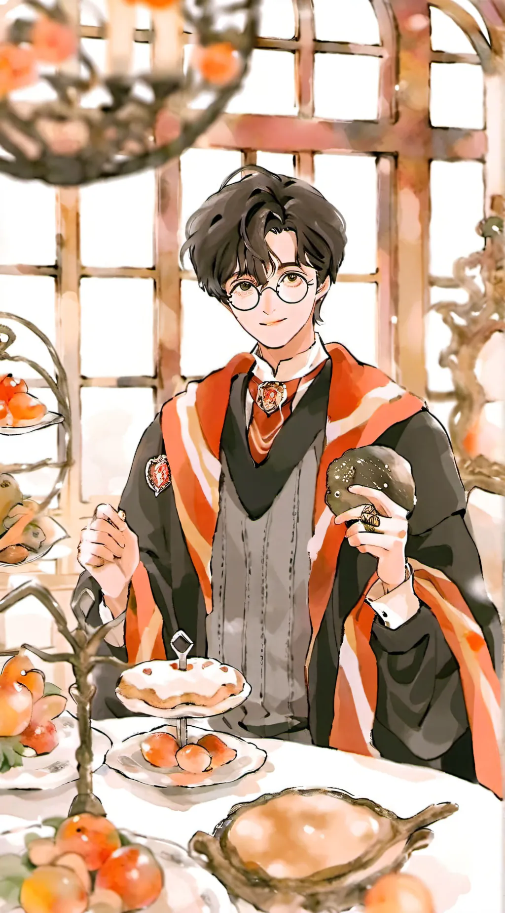 ai character: harry potter background
