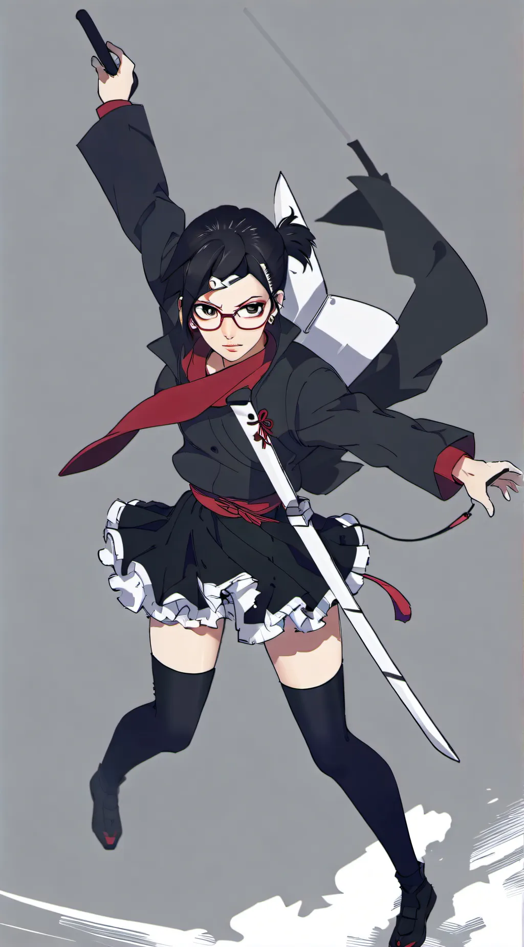 ai character: {Sarada Uchiha} background
