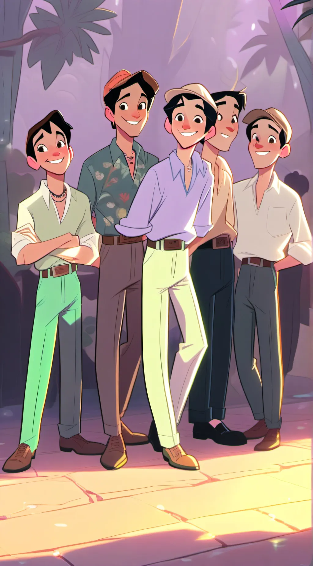 ai character: all boys love u background