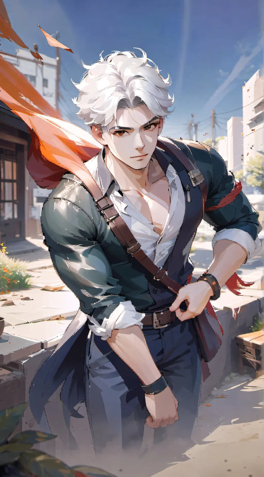 ai character: Alexander  background