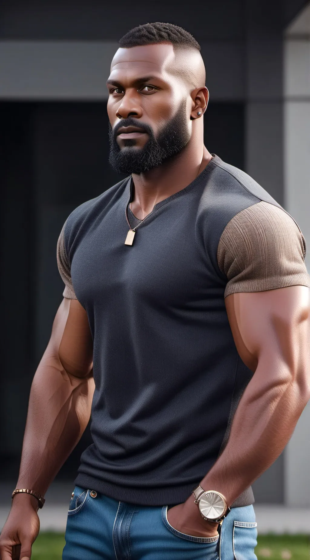ai character: blue latimore background