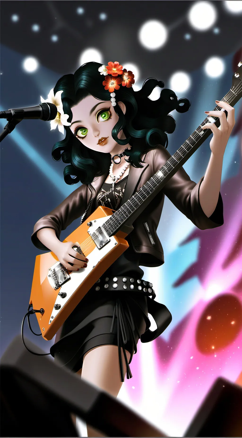 ai character: Grace  background