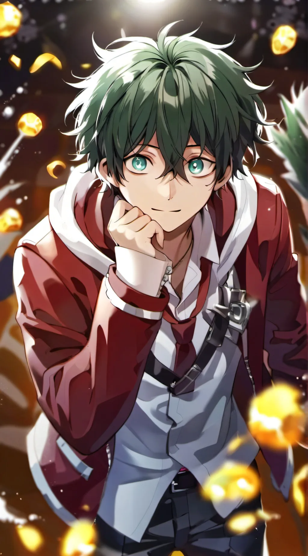 ai character: deku background