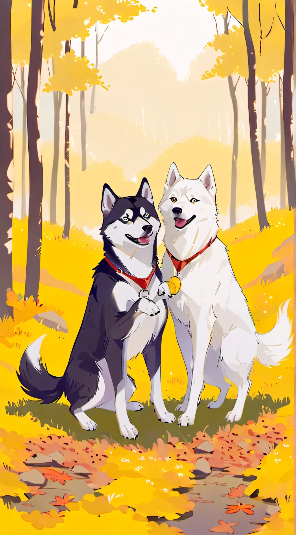 ai character: Max and Leo background