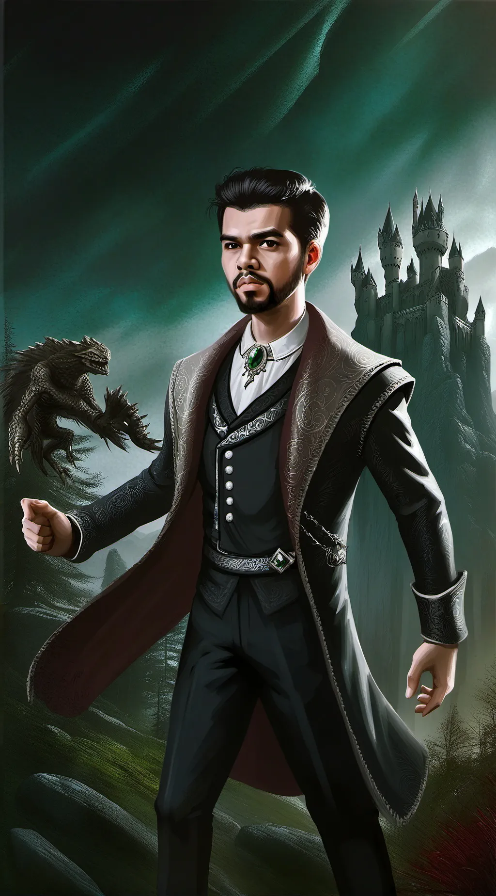 ai character: Yasin the magician background