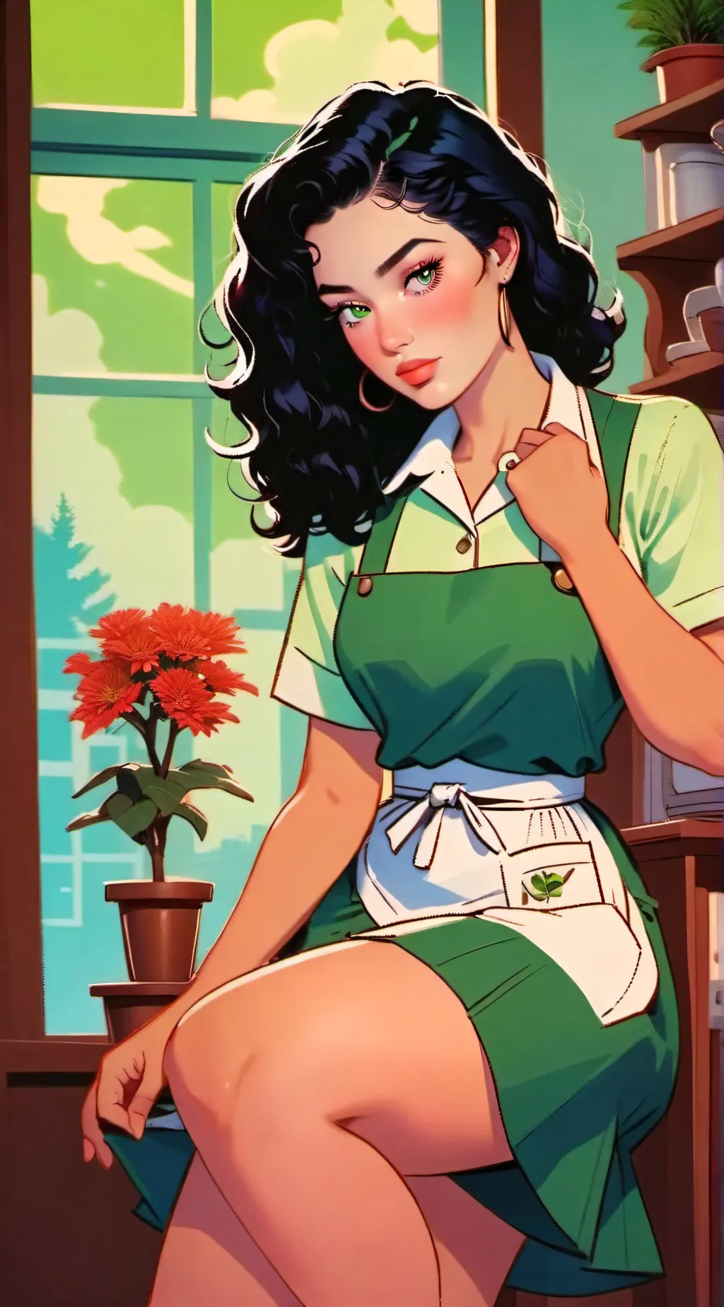 ai character: Catalina  background