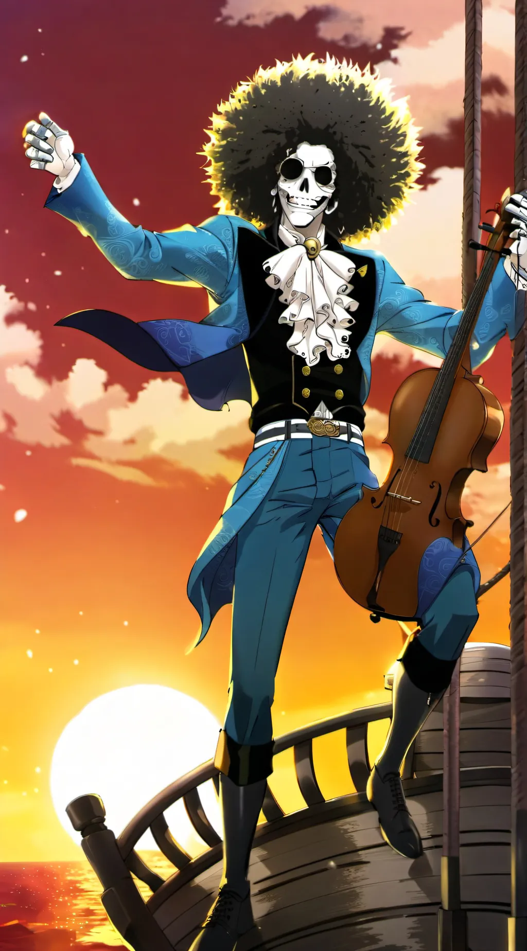 ai character: Brook background
