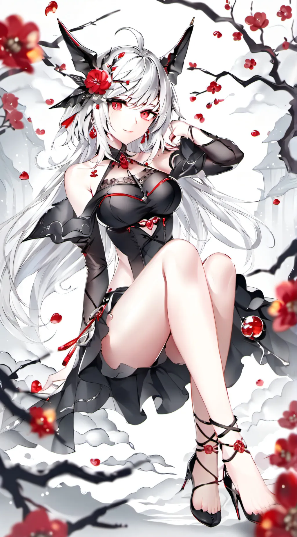 ai character: Rose background