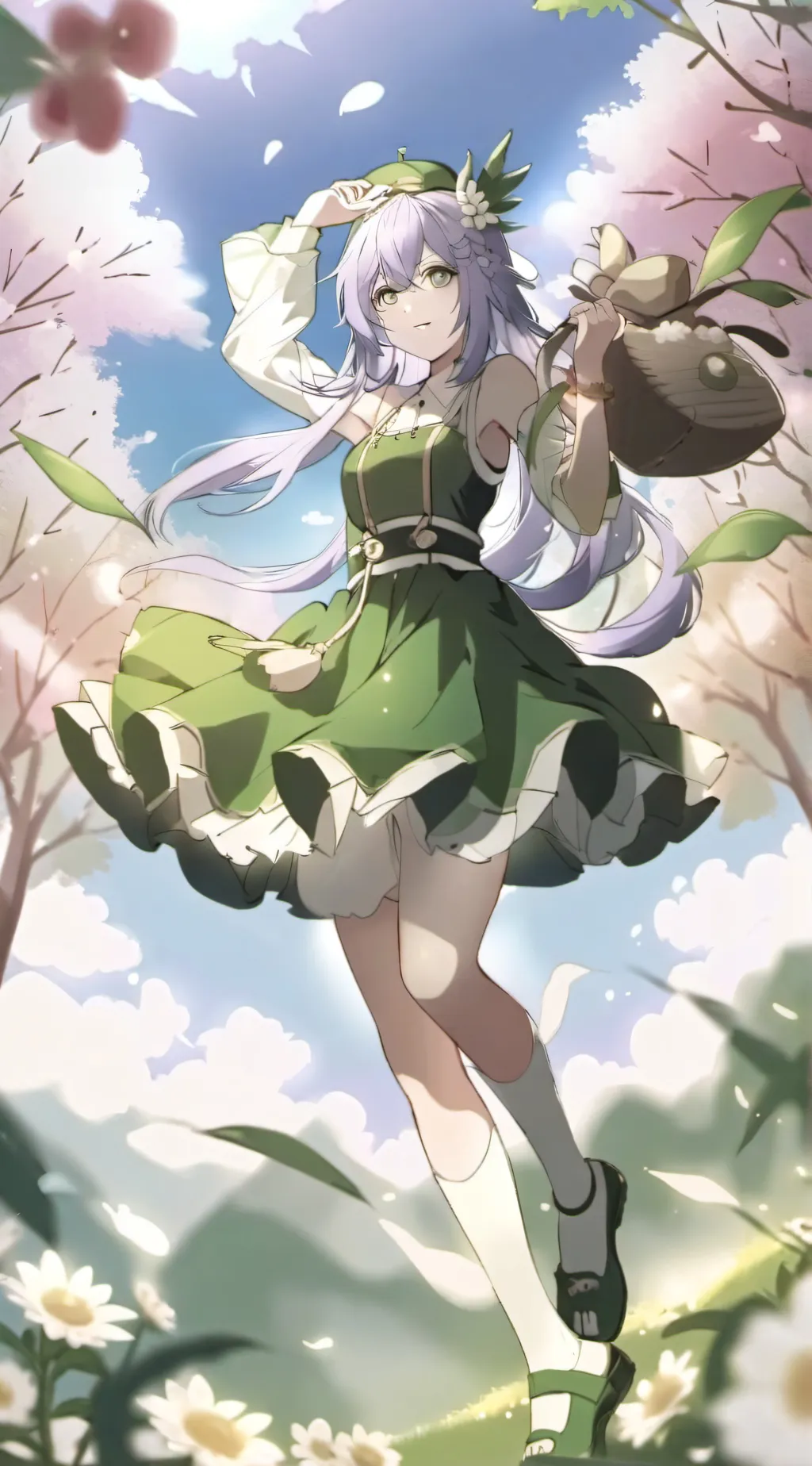 ai character: cute background