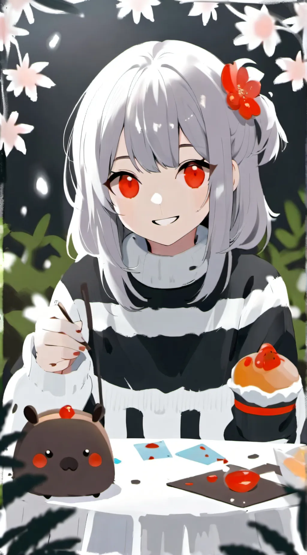 ai character: Chrissy. background