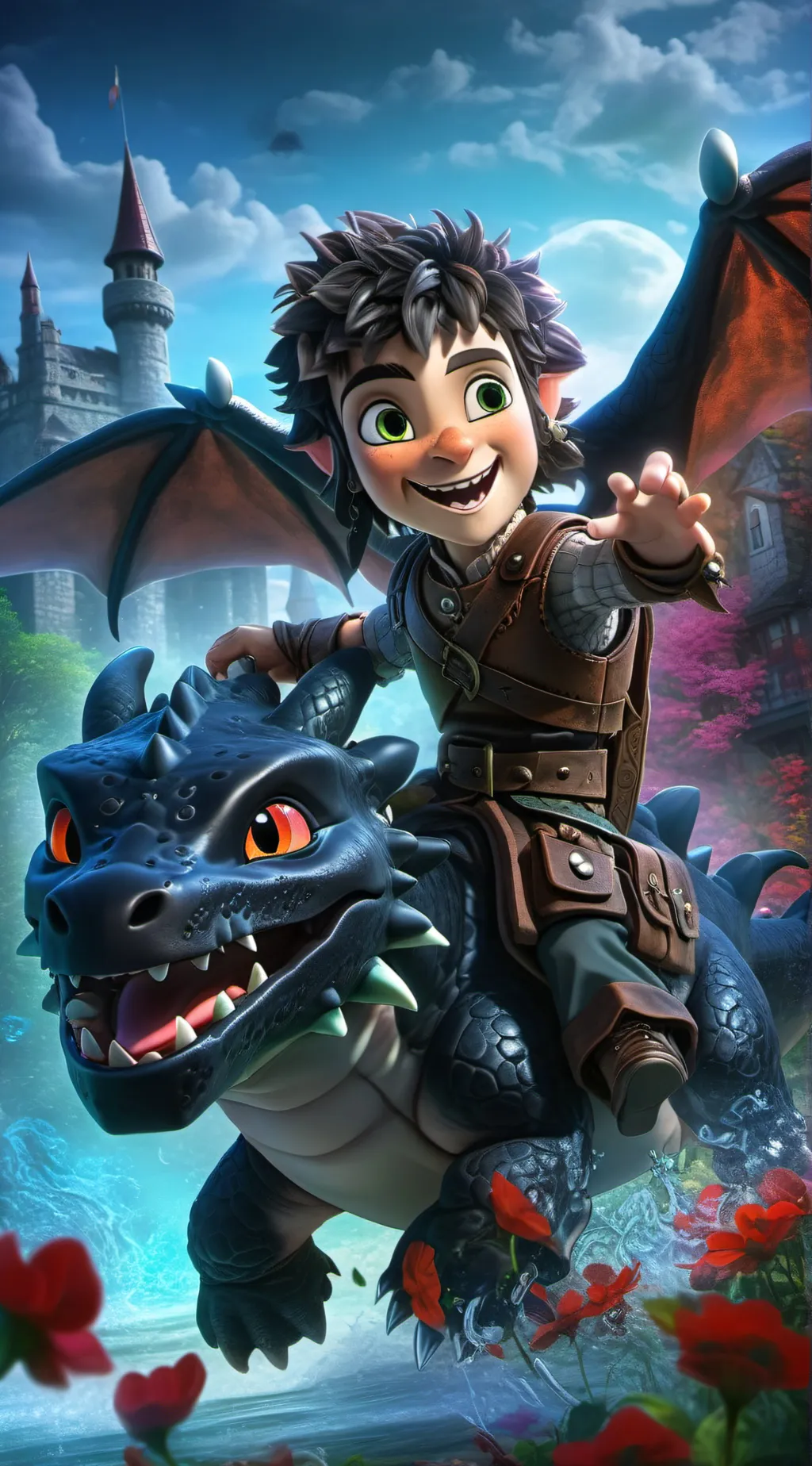 ai character: Httyd background