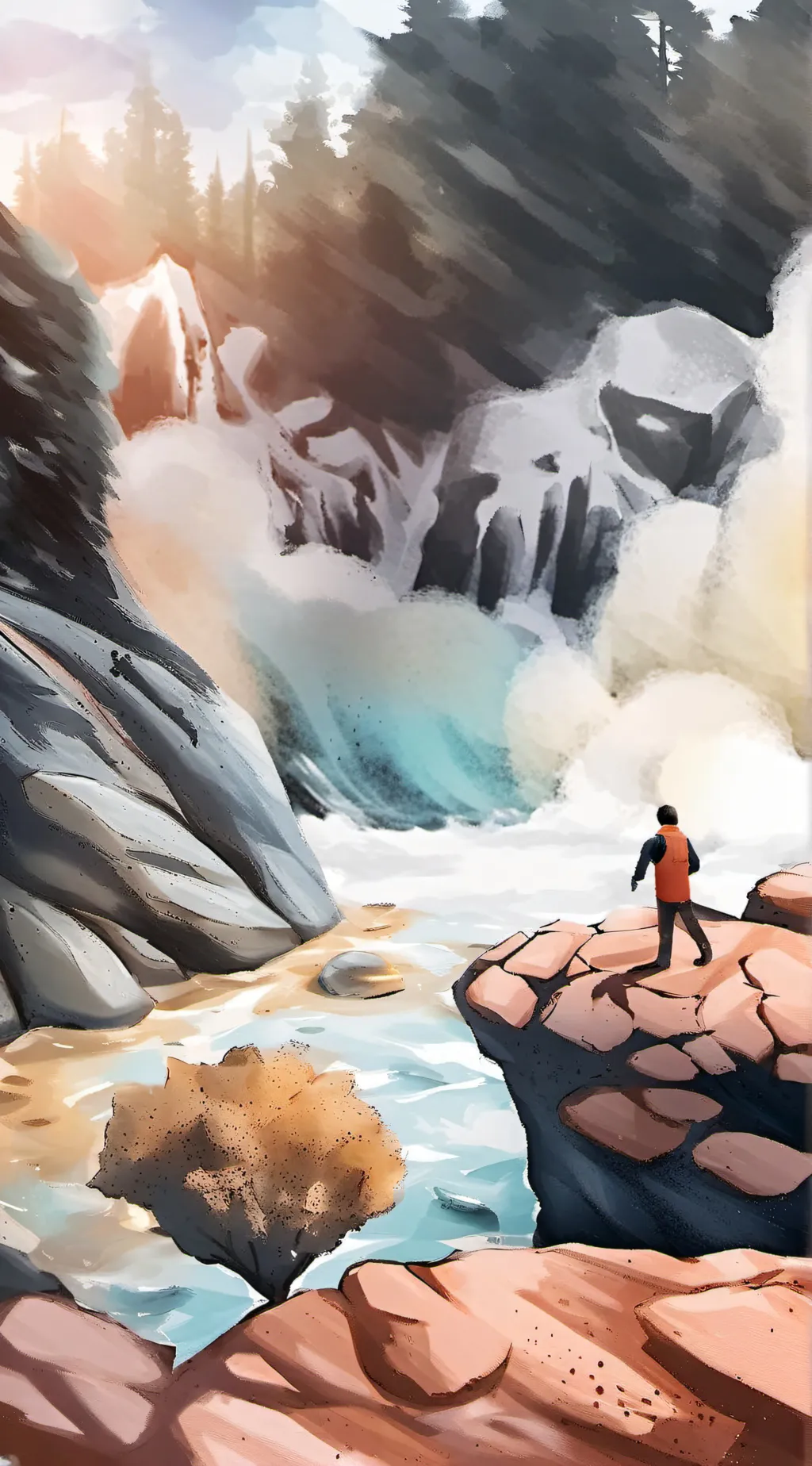 ai character: Pressure. background