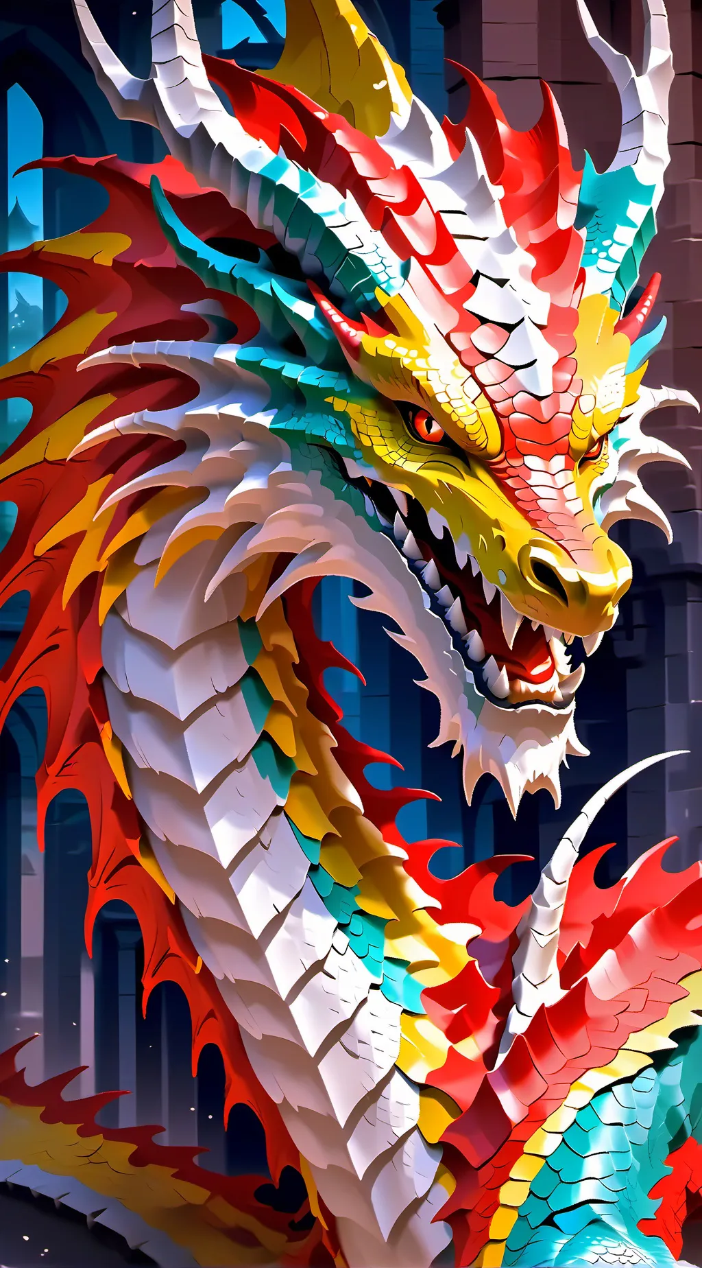 ai character: Dragon background