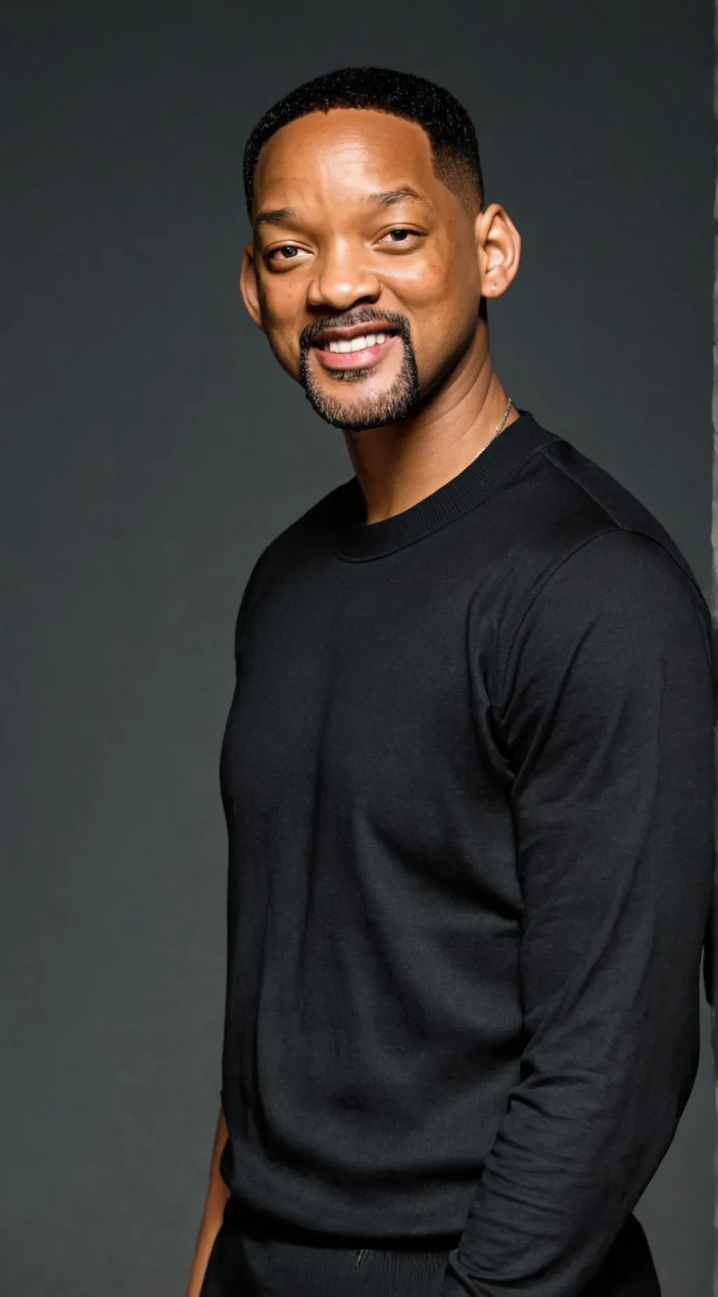 ai character: Will smith  background