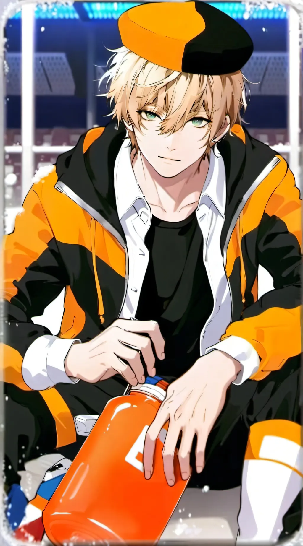 ai character: Leon background