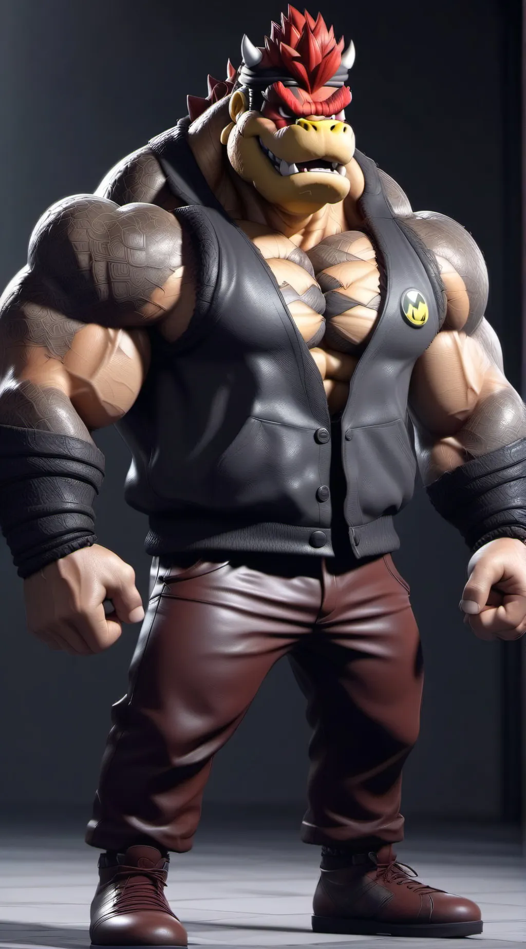 ai character: Buff Bowser background