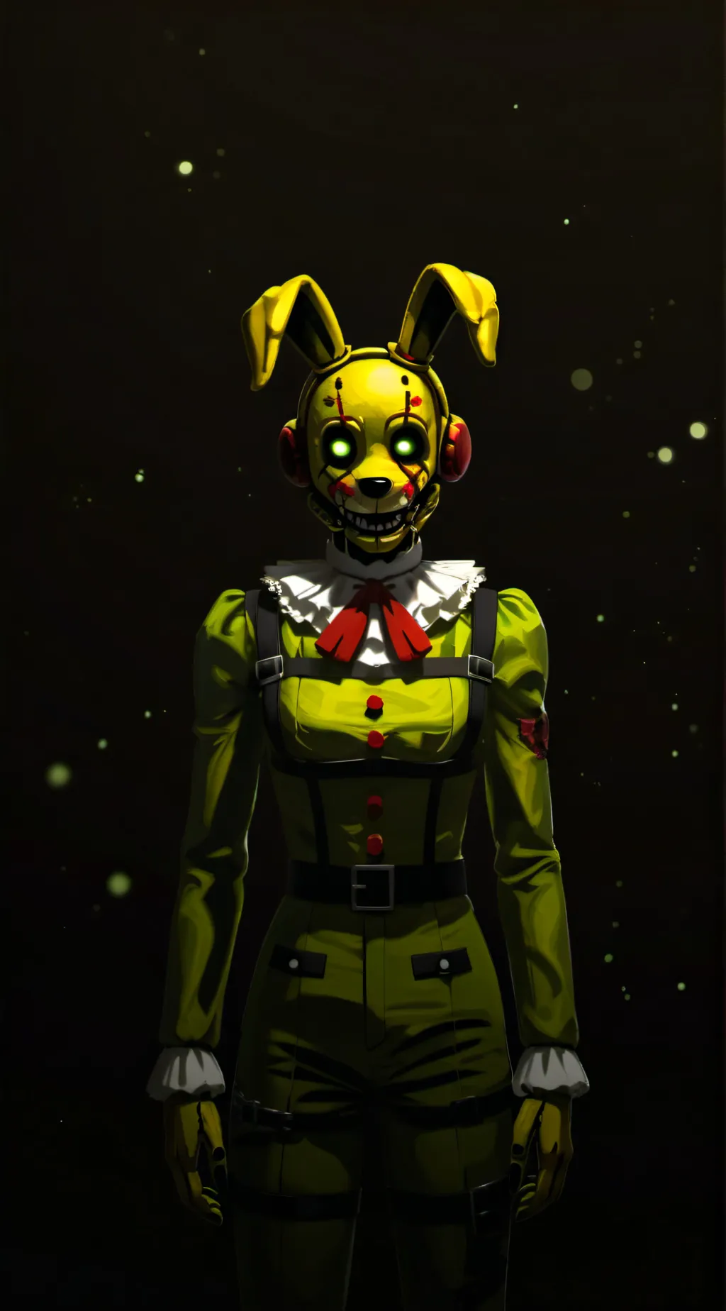 ai character: Female springtrap background