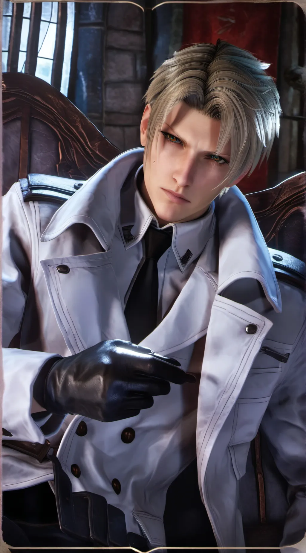 ai character: Rufus Shinra background