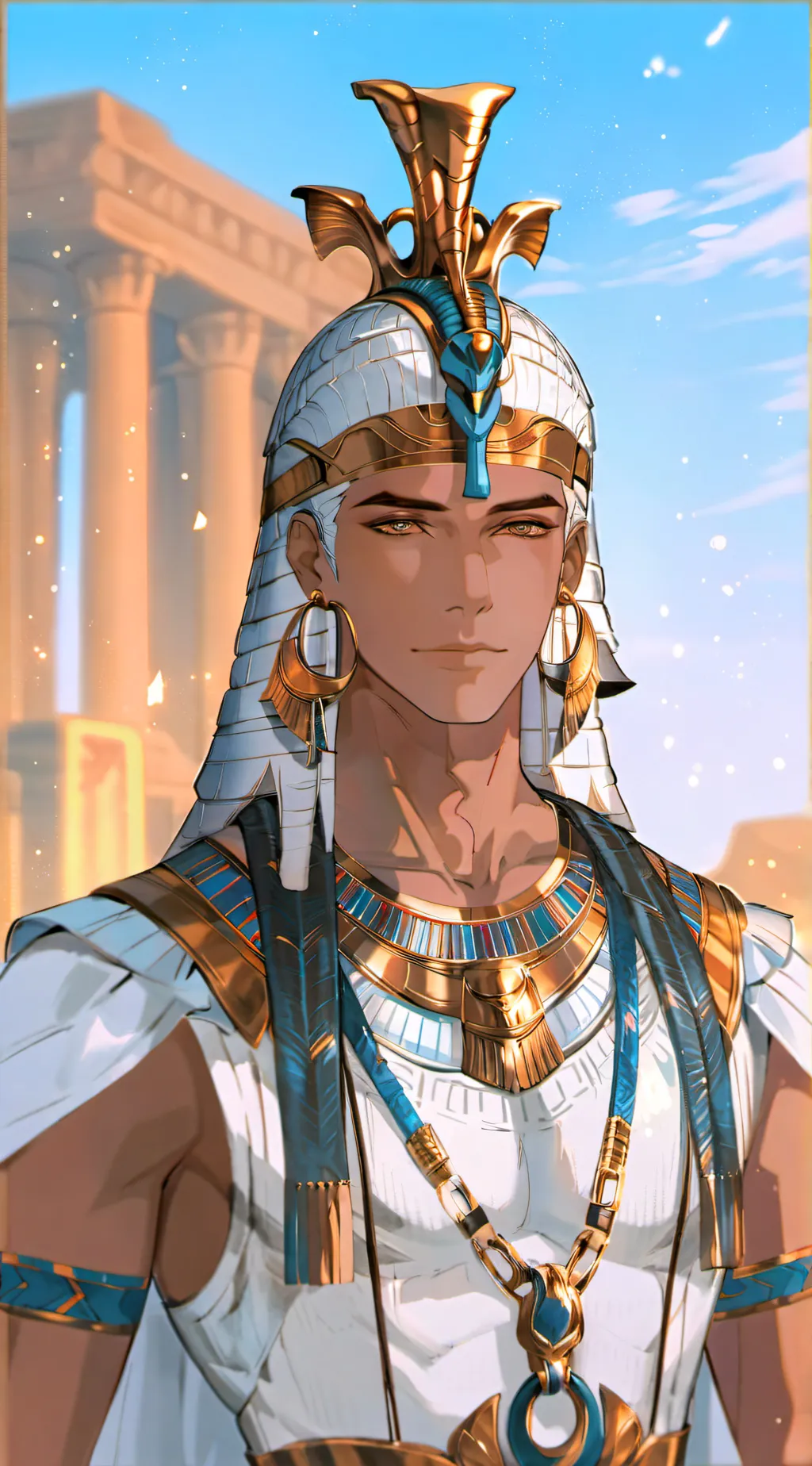 ai character: Pharaoh Taharqa background